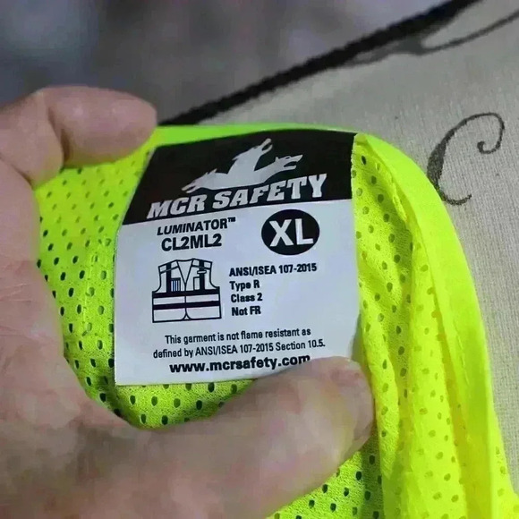 MCR Safety Luminator CL2ML2 ANSI/SEA Safety Vest XL - Picture 8 of 9